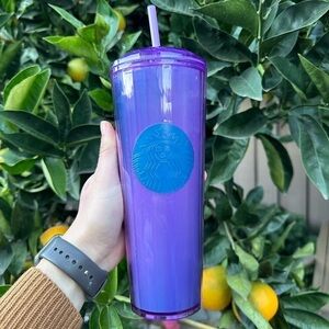STARBUCKS PURPLE DOME KALEIDOSCOPE TUMBLER
